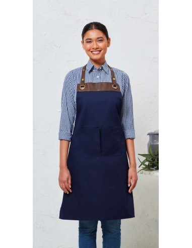 P-PR123-Espresso Bib Apron